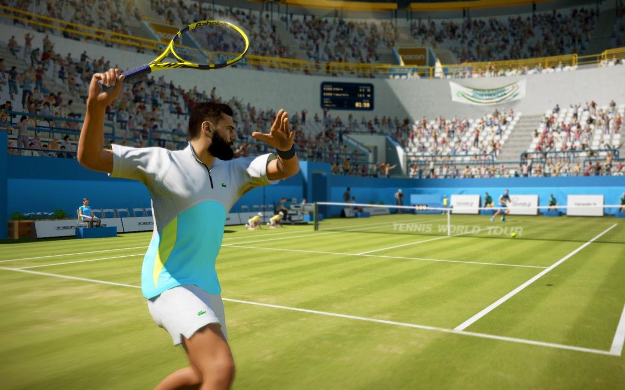 Beeld uit Tennis World Tour 2. Beeld uit Tennis World Tour 2.