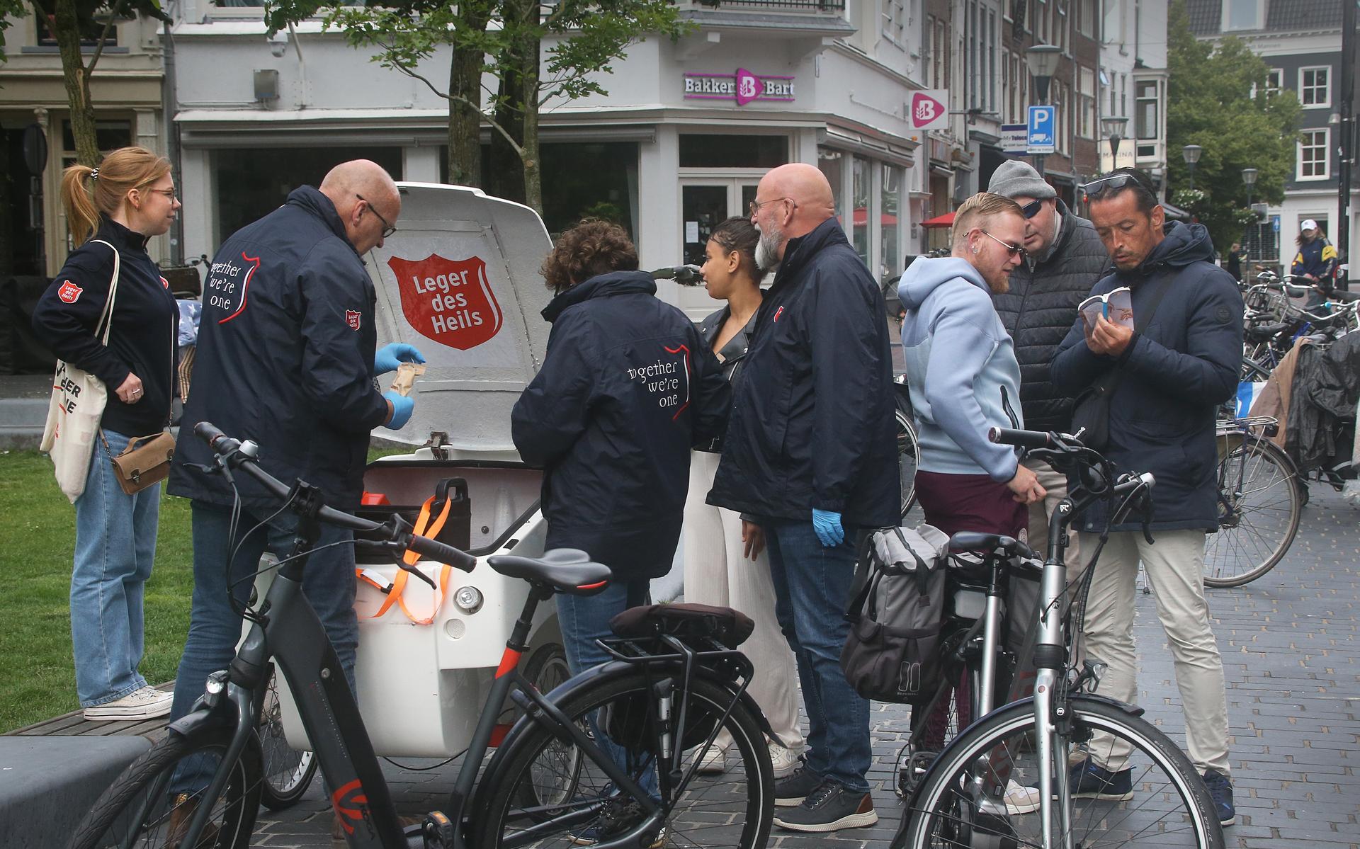 De soepfiets van het Leger des Heils rijdt eindelijk rond in Leeuwarden