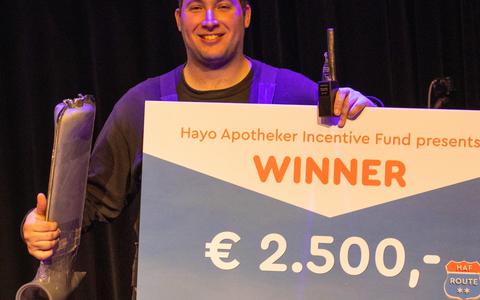 Kevin van Uem is winnaar geworden bij de allereerste editie van het Hayo Apotheker Stimuleringsfonds van NHL Stenden.