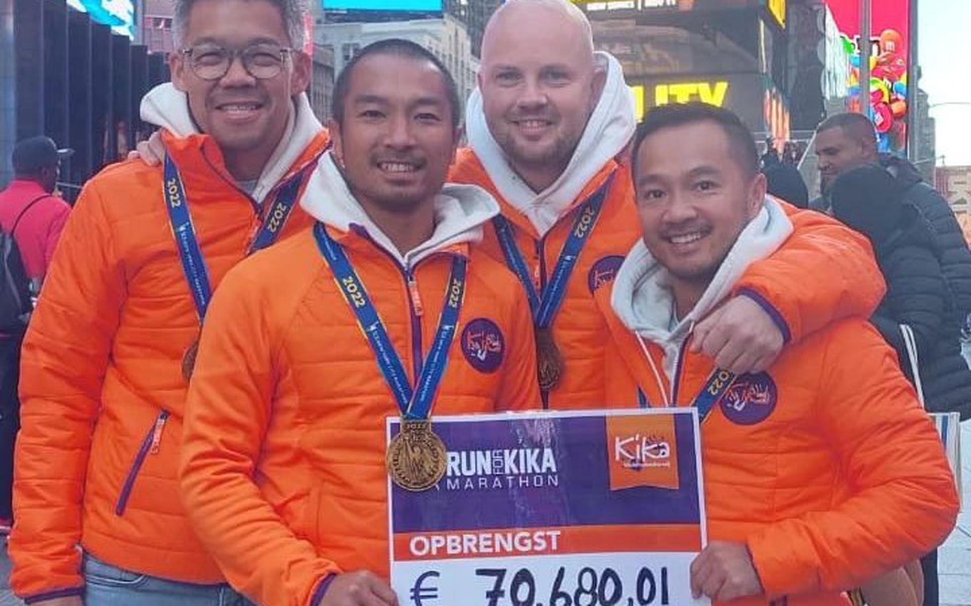 Pregnant women run NYC marathon for KiKa