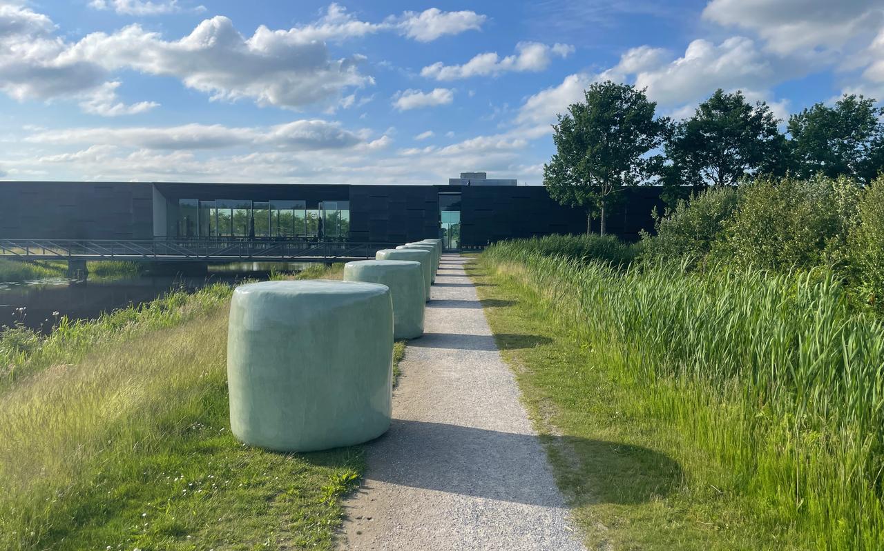 De installatie 'Oogst' van Merijn Vrij. De installatie 'Oogst' van Merijn Vrij.