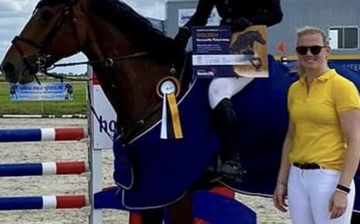 Martine Gramsbergen-Hoekstra schittert met Galeva op Heamielconcours