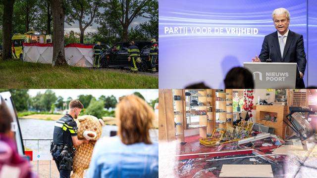 Man uit Twijzel rijdt bestelbus van de weg waar weggelopen dochter in zit & knuffeldief blijkt 20-ja