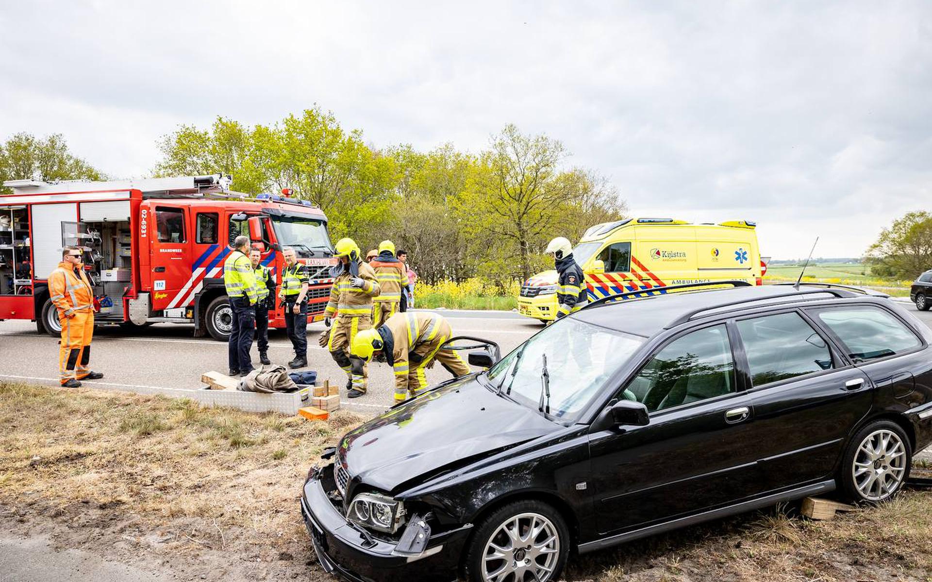 Een persoon gewond na ongeval op A7 bij Beetsterzwaag - Leeuwarder Courant