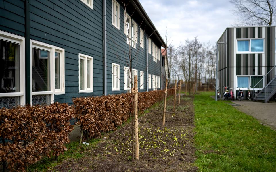 Een asielopvanglocatie in Drachten: veel statushouders wachten op woonruimte 