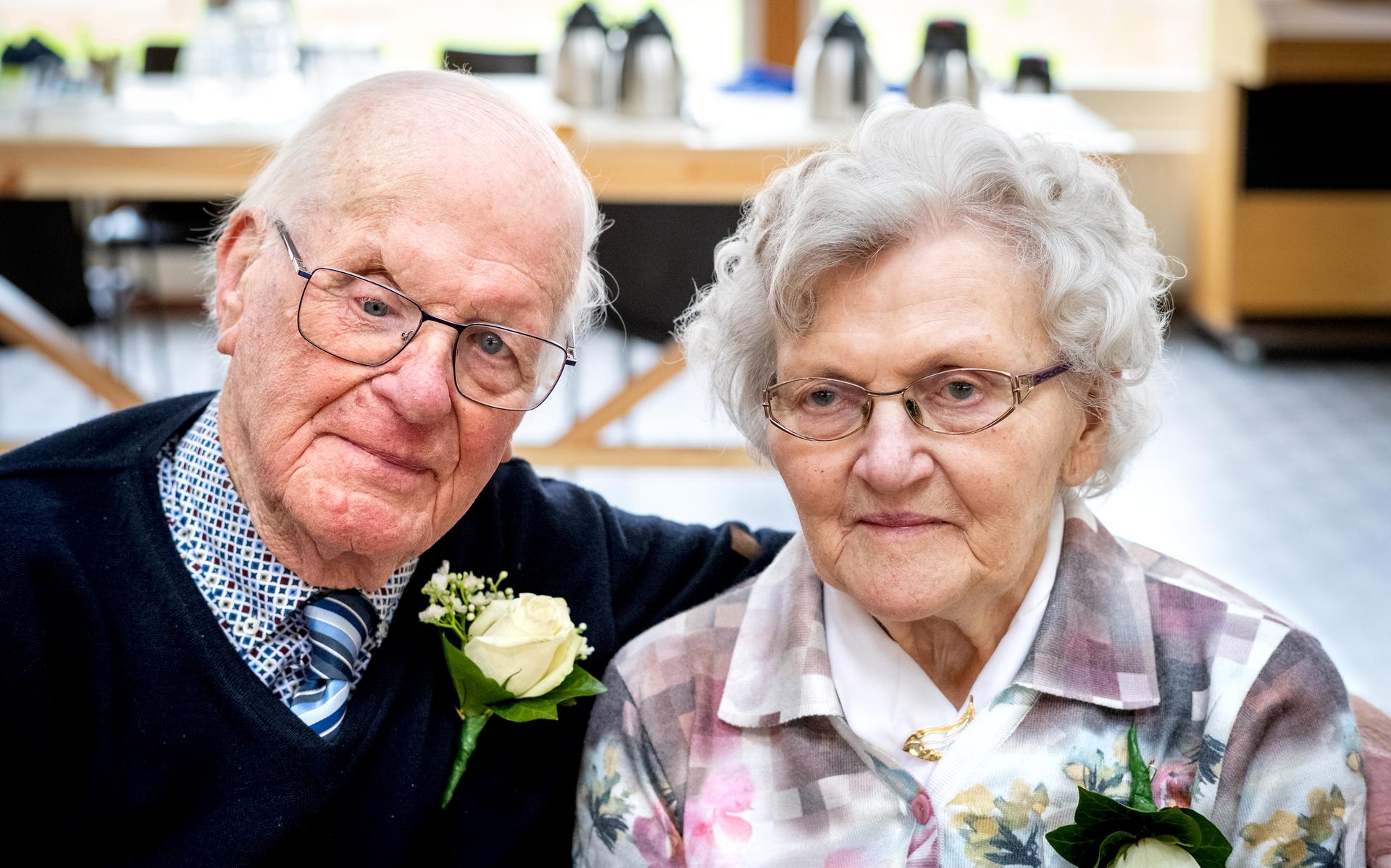 Jan (93) en Jantje (91) van Weperen zijn 70 jaar getrouwd.