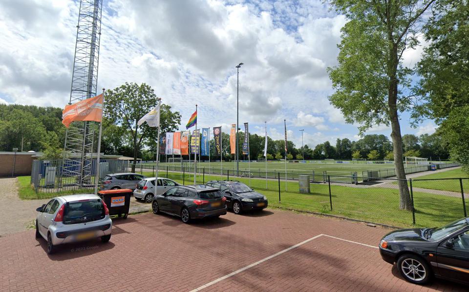 Het voetbalveld in Berltsum.