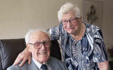 Ulco Scheepstra en Nellie Luijt trouwden in 1952 met elkaar.