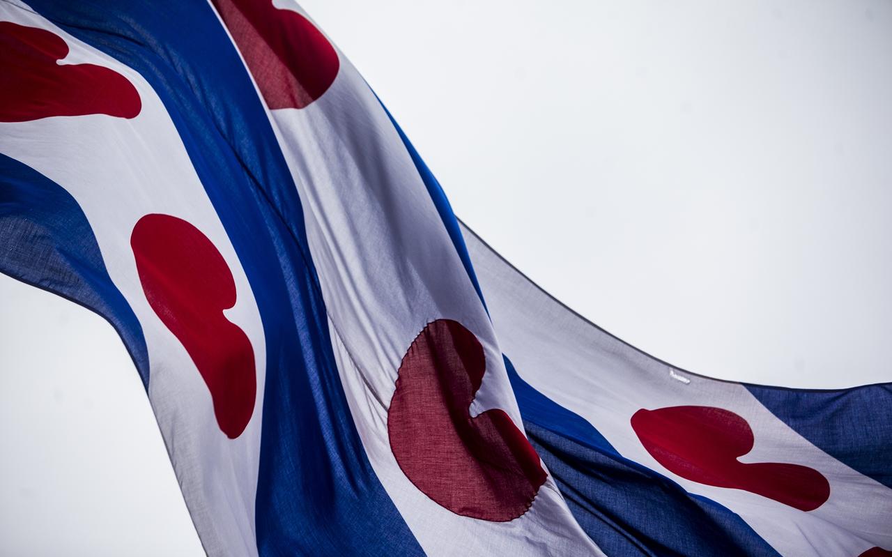 De Friese vlag. De Friese vlag.