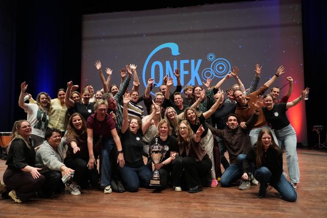 Drie op rij voor fanfare De Bazuin uit Augustinusga: ‘As je dizze titel winne, dogge je echt mei’