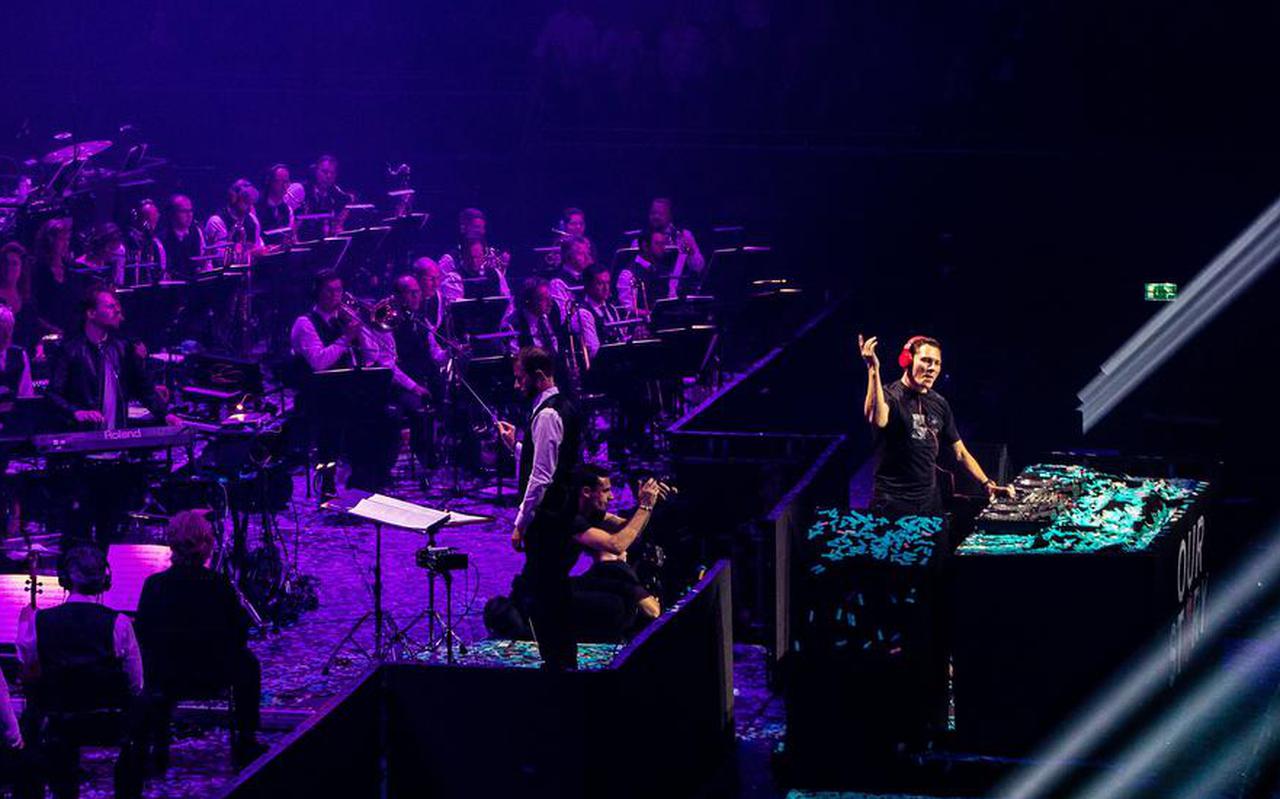 Dj Tiësto en het Metropole Orkest in de Ziggo Dome in Amsterdam (oktober 2019). ‘Verschillende van onze kunstenaars, fotografen, dj’s, architecten, choreografen, ontwerpers en muzikanten behoren tot de internationale top.’
