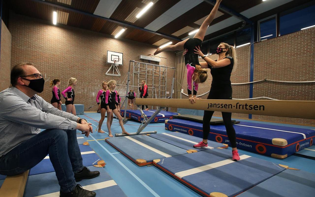 Een training van de gymnastiekvereniging Leeuwarden. Een training van de gymnastiekvereniging Leeuwarden.