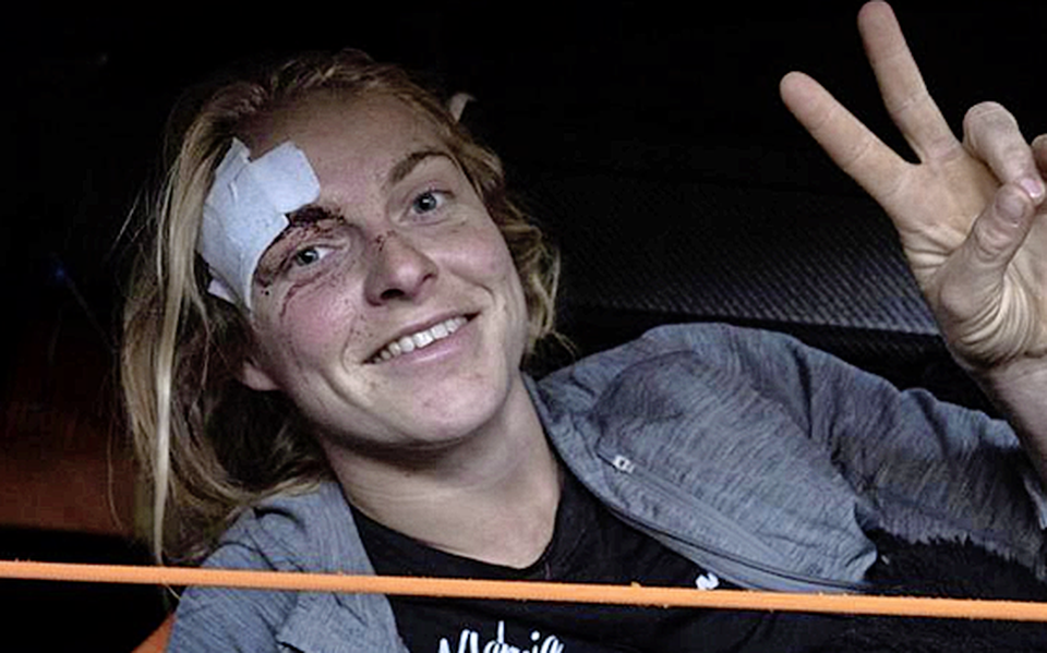 Rosalin Kuiper houdt de moed erin.