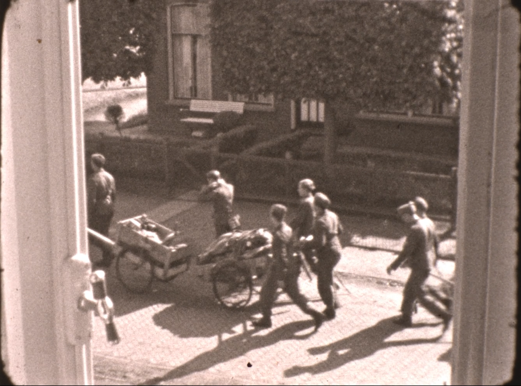Filmbeelden opgedoken van aftocht Duitse Wehrmacht uit Drachten
