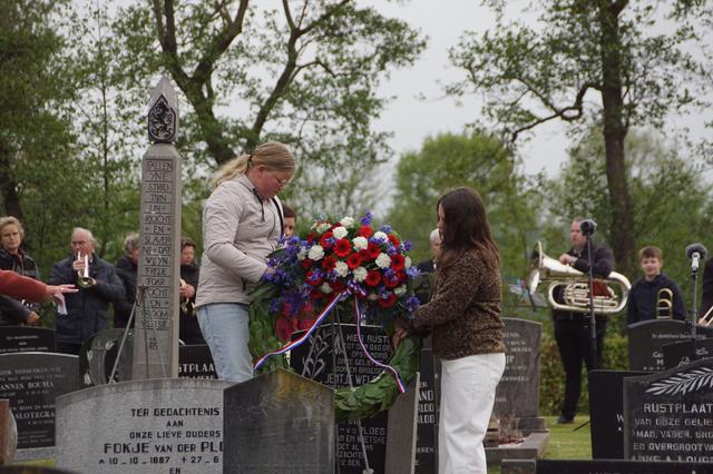 Indrukwekkende herdenking in Wijnjewoude